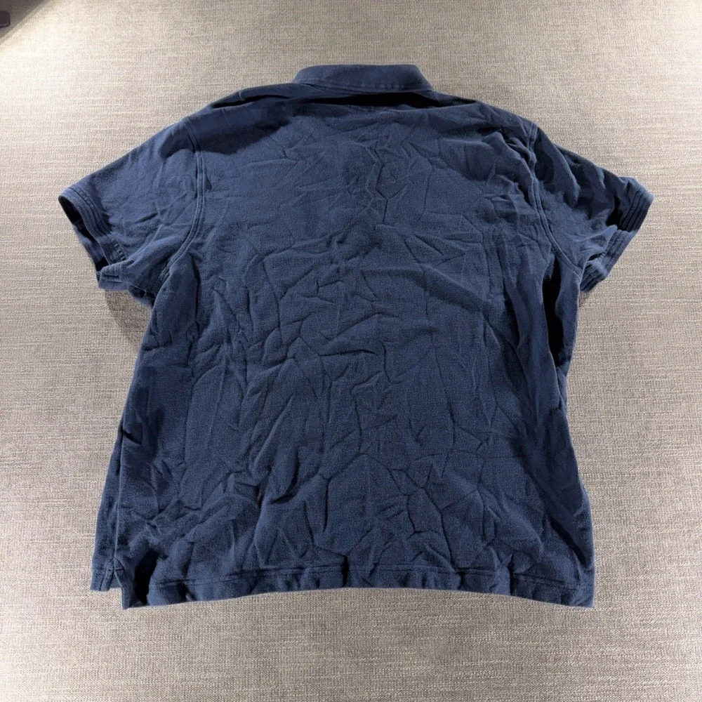 Levi's Polo Shirt Mens XXL Navy‎ Blue Excellent Short Sleeve Pique Red Tab Logo